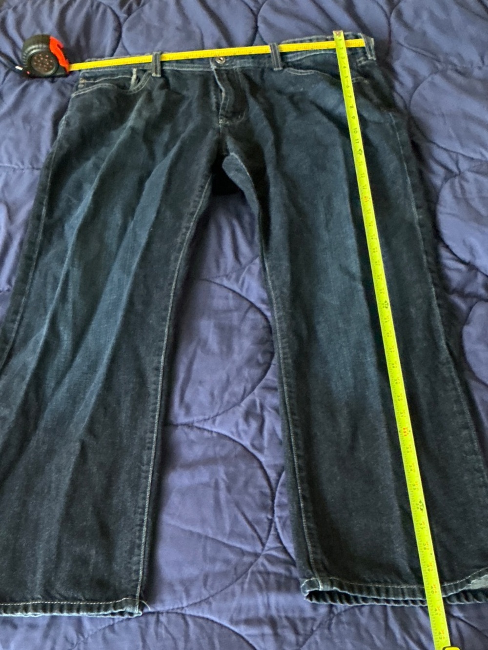 Vintage Ag Adriano Goldschmied Dark Straight Leg Jeans” The Protege “ 38 x 34